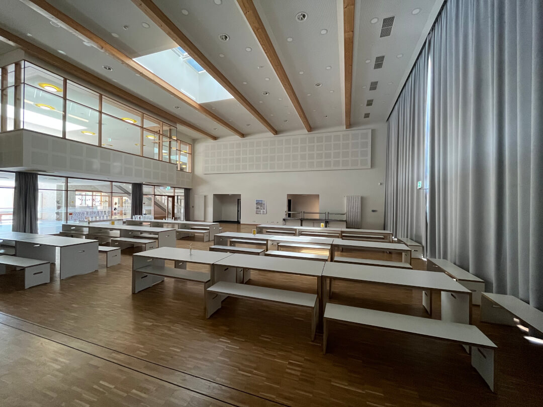 Ingenieurgruppe BAC Aktuelles Tag der Architektur 2023 Grundschule Aula