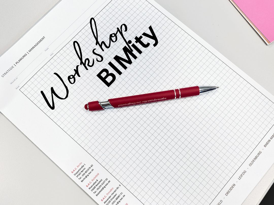 Schreibblock mit Kugelschreiber Bimity Workshop
