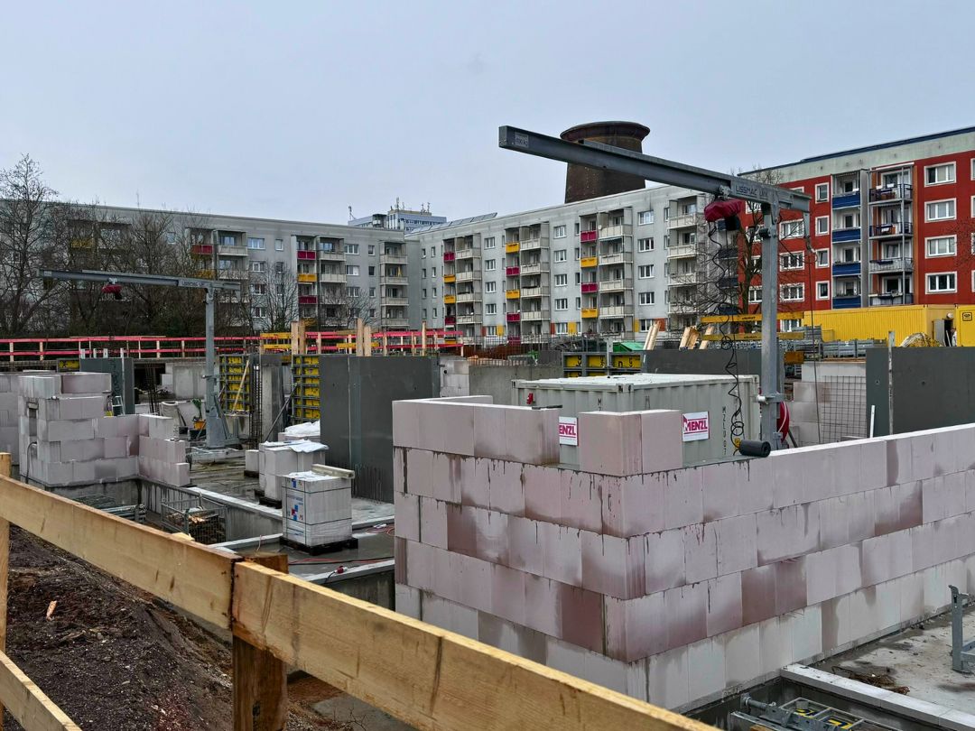 Gemeinsam bauen Projekt LWB Grundsteinlegung