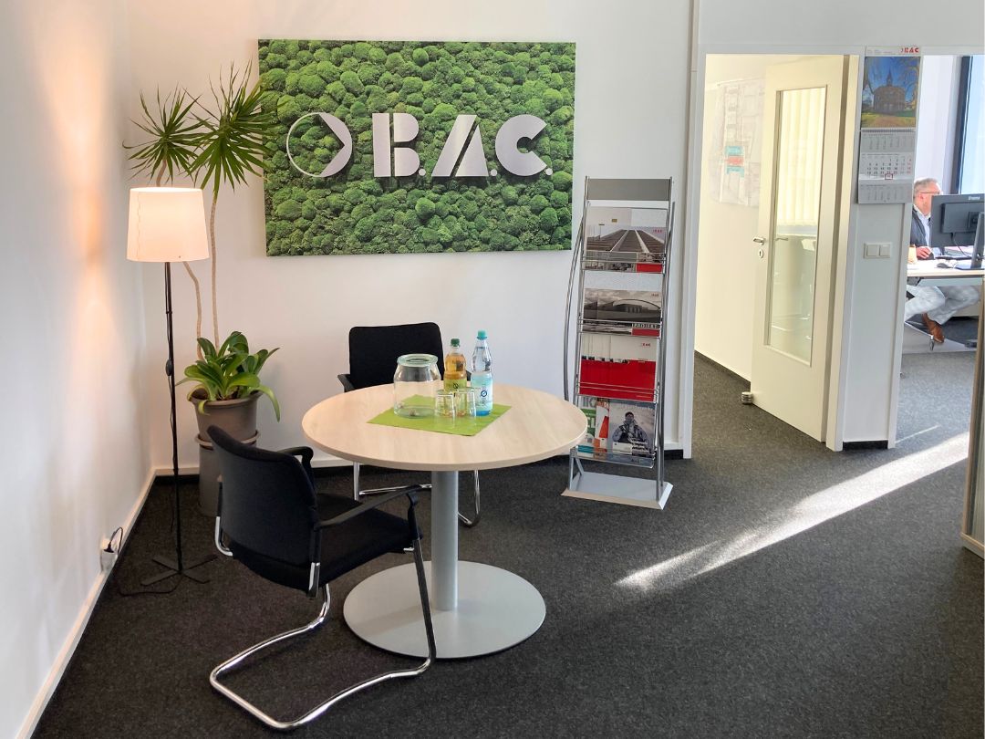 Büroerweiterung vollbracht Neuer Empfangsbereich am Standort Berlin