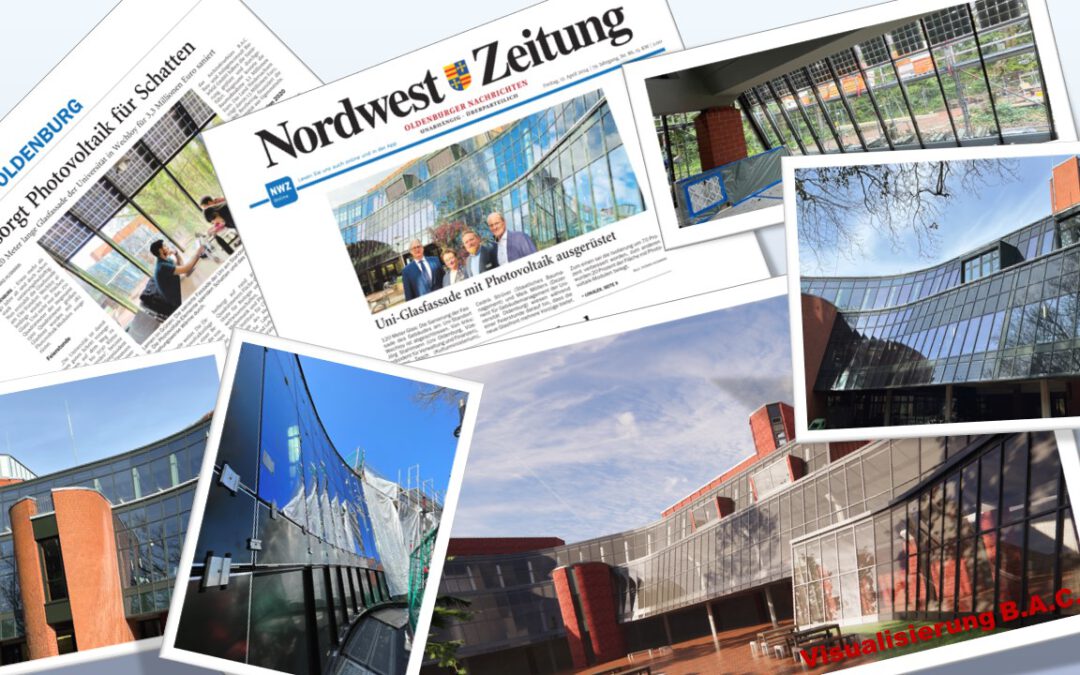 Feierliche Einweihung Schrägfassade