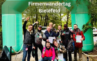 Bielefelder Team beim Firmenwandertag