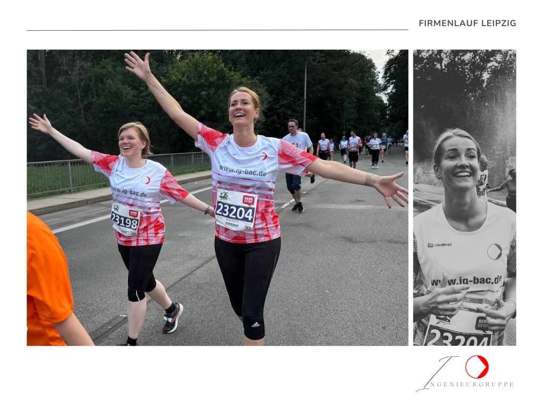 Geschäftsführung beim Firmenlauf in Leipzig